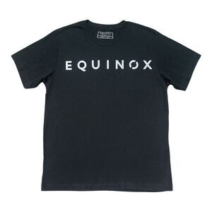 Equinox Shirt Men’s Large Black Logo T Gym Fitness Cotton Tee